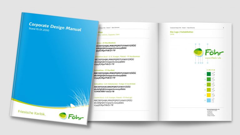 Corporate Design Manual der Insel Föhr