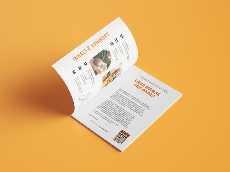 Flyer-Design für DAK von der Orange Cube WerbeagenturHamburg