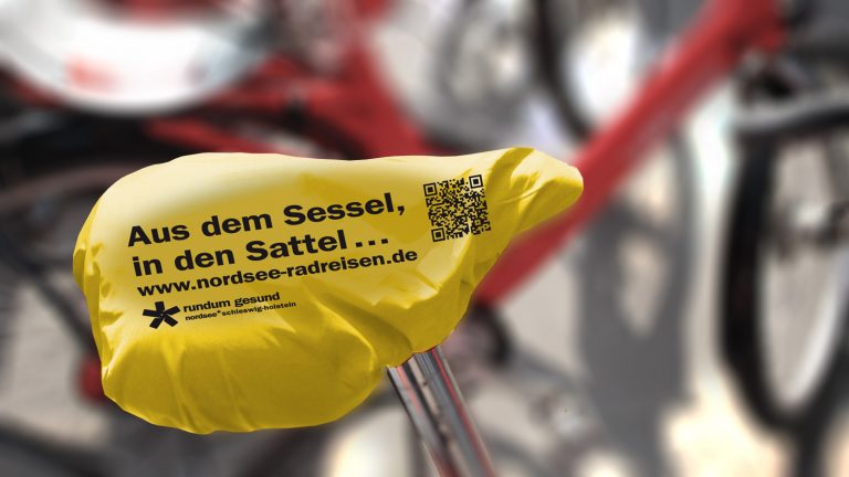 Nordsee-Tourismus Guerilla-Werbung mit Sattelschoner