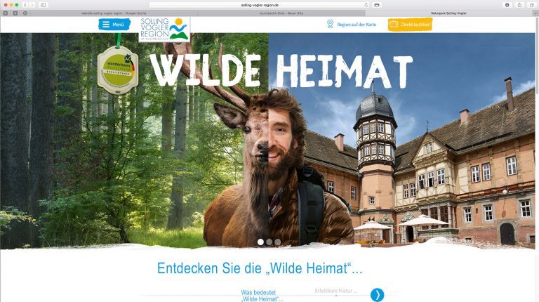 Wilde Heimat Kampagne Webseite