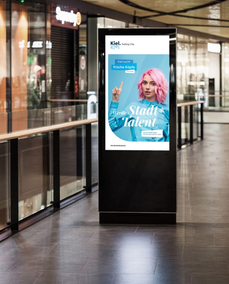 Citylight Recruiting-Kampagne für Personalwerbung Kiel