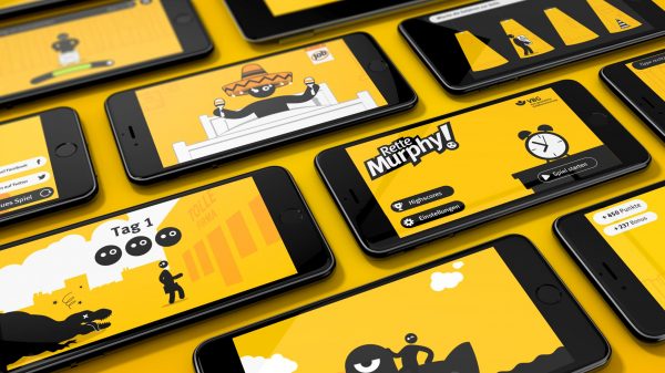 VBG Sicherheit zaehlt Rette Murphy App Devices 02 Design Orange Cube Werbeagentur Hamburg scaled
