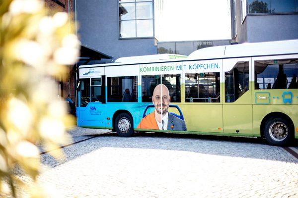 ZVSN ÖPNV Kampagne Mobil Bus Design